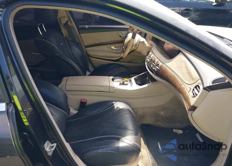 2016 Mercedes-Benz S 550 Plug-In Hybrid из США, поврежденный, VIN WDDUG6DB0GA263871